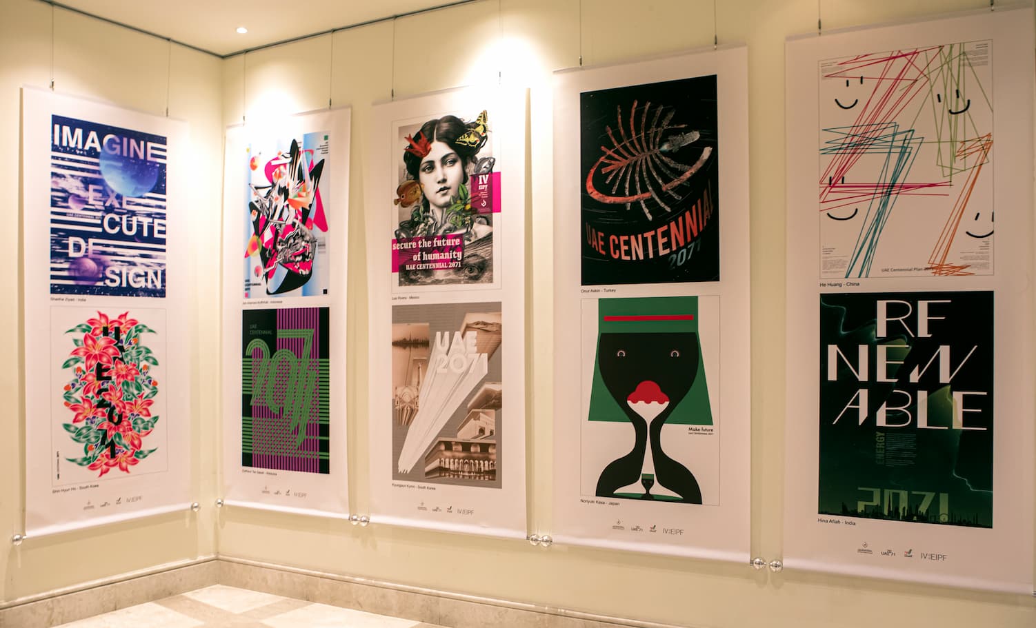 Emirates International Poster Installation